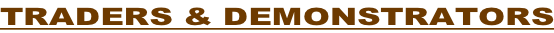 TRADERS & DEMONSTRATORS